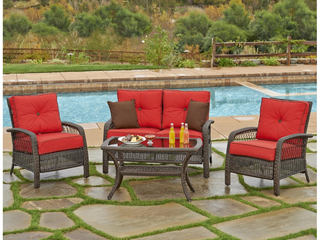 NorthCape International Beacon 4 Pc Chat Set | Find Your Furniture